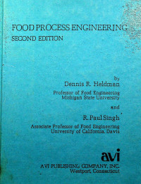 FOOD PROCESS ENGINEERING, SECOND EDITION