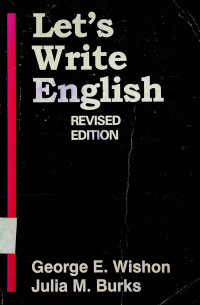 Let’s Write English, REVISED EDITION