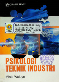 PSIKOLOGI TEKNIK INDUSTRI