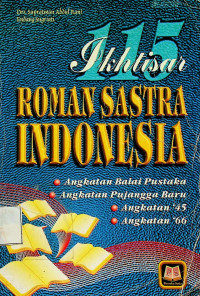 115 Ikhtisar ROMAN SASTRA INDONESIA