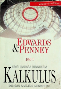 KALKULUS DENGAN ANALISIS GEOMETRIS, Jilid 1 EDISI BAHASA INDONESIA