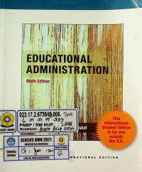 EDUCATIONAL ADMINISTRATION, Ninth Edition