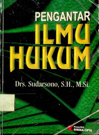 PENGANTAR ILMU HUKUM