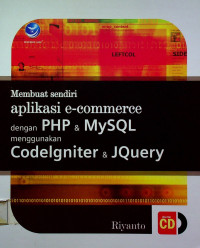 Membuat sendiri aplikasi e-commerce dengan PHP & MySQL menggunakan Codelgniter & JQuery