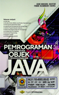 PEMROGRAMAN BERORIENTASI OBJEK MENGGUNAKAN JAVA