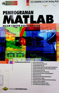 PEMROGRAMAN MATLAB DALAM CONTOH DAN PENERAPAN