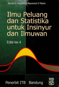 Ilmu Peluang dan Statistika Untuk Insinyur dan Ilmuwan, Edisi ke-4
