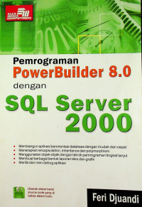 Pemrograman PowerBuilder 8.0 dengan SQL Server 2000