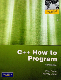 C++ How to Program, Eight Edition