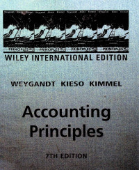 Accounting Principles 7TH EDITION