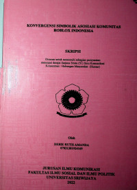 KONVERGENSI SIMBOLIK ASOSIASI KOMUNITAS ROBLOX INDONESIA