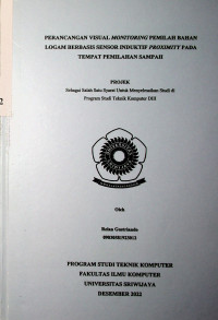 PERANCANGAN VISUAL MONITORING PEMILAH BAHAN LOGAM BERBASIS SENSOR INDUKTIF PROXIMITY PADA TEMPAT PEMILAHAN SAMPAH