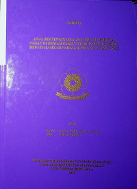 ANALISIS PENGELOLAAN LIMBAH MEDIS B3 PADAT DI RUMAH SAKIT UMUM DAERAH (RSUD) DEPATI HAMZAH PANGKALPINANG TAHUN 2022.