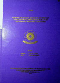 HUBUNGAN ANTARA KADAR FE ASI DENGAN KADAR HEMOGLOBIN (HB) PADA BAYI DI KECAMATAN MESTONG TAHUN 2022.