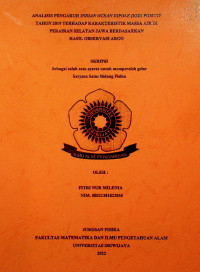 ANALISIS PENGARUH INDIAN OCEAN DIPOLE (IOD) POSITIF TAHUN 2019 TERHADAP KARAKTERISTIK MASSA AIR DI PERAIRAN SELATAN JAWA BERDASARKAN HASIL OBSERVASI ARGO