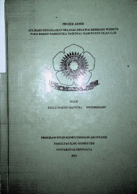 APLIKASI PENGOLAHAN BELANJA PEGAWAI BERBASIS WEBSITE PADA BADAN NARKOTIKA NASIONAL KABUPATEN OGAN ILIR