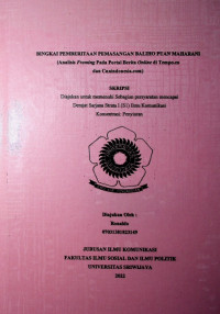 BINGKAI PEMBERITAAN PEMASANGAN BALIHO PUAN MAHARANI (ANALISIS FRAMING PADA PORTAL BERITA ONLINE DI TEMPO.CO DAN CNNINDONESIA.COM)