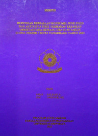 HUBUNGAN KEBIASAAN KONSUMSI JUNKFOOD DAN AKTIVITAS FISIK TERHADAP KEJADIAN OBESITAS PADA REMAJA USIA 16-18 TAHUN DI SMA NEGERI 3 KOTA TANGERANG TAHUN 2022