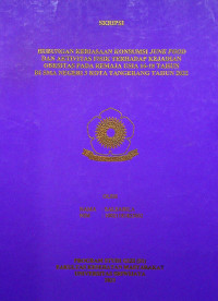 HUBUNGAN KEBIASAAN KONSUMSI JUNKFOOD DAN AKTIVITAS FISIK TERHADAP KEJADIAN OBESITAS PADA REMAJA USIA 16-18 TAHUN DI SMA NEGERI 3 KOTA TANGERANG TAHUN 2022