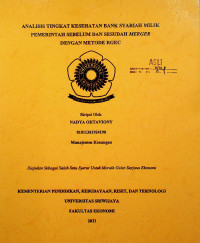 ANALISIS TINGKAT KESEHATAN BANK SYARIAH MILIK PEMERINTAH SEBELUM DAN SESUDAH MERGER DENGAN METODE RGEC.