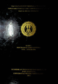 FAKTOR-FAKTOR DETERMINAN KETERCAPAIAN EMPLOYABILITY SKILLS YANG TERINTEGRASI KECAKAPAN DIGITAL BIDANG OTOMOTIF