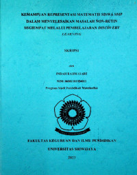 KEMAMPUAN REPRESENTASI MATEMATIS SISWA SMP DALAM MENYELESAIKAN MASALAH NON-RUTIN SEGIEMPAT MELALUI PEMBELAJARAN DISCOVERY LEARNING