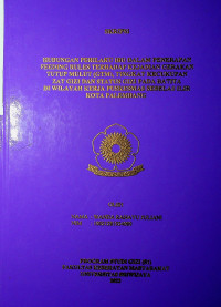 UBUNGAN PERILAKU IBU DALAM PENERAPAN FEEDING RULES TERHADAP KEJADIAN GERAKAN TUTUP MULUT (GTM), TINGKAT KECUKUPAN ZAT GIZI DAN STATUS GIZI PADA BATITA DI WILAYAH KERJA PUSKESMAS SEBELAS ILIR KOTA PALEMBANG