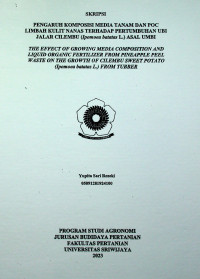 PENGARUH KOMPOSISI MEDIA TANAM DAN POC LIMBAH KULIT NANAS TERHADAP PERTUMBUHAN UBI JALAR CILEMBU (Ipomoea batatas L.) ASAL UMBI