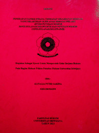 PENERAPAN SANKSI PIDANA TERHADAP KEJAHATAN SEKSUAL YANG DILAKUKAN OLEH ANAK SEBAGAI PELAKU (STUDI PUTUSAN NOMOR 20/PID.SUS.ANAK/2021/PN.MTR DAN PUTUSAN NOMOR 15/PID.SUS.ANAK/2021/PN-JMB). 