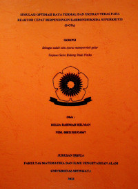 SIMULASI OPTIMASI DAYA TERMAL DAN UKURAN TERAS PADA REAKTOR CEPAT BERPENDINGIN KARBONDIOKSIDA SUPERKRITIS (S-CO2)