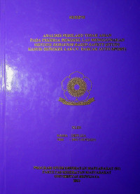 ANALISIS PERILAKU TIDAK AMAN PADA PEKERJA BENGKEL LAS MENGGUNAKAN METODE BEHAVIOR BASED SAFETY (STUDY KASUS: CV. RASCAR AUTO SPORT).