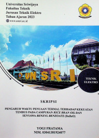 PENGARUH WAKTU PENUAAN TERMAL TERHADAP KEKUATAN TEMBUS PADA CAMPURAN RICE BRAN OIL DAN SENYAWA BENZYL BENZOATE (BnBzO).