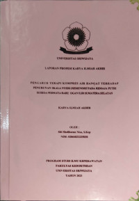 PENGARUH TERAPI KOMPRES AIR HANGAT TERHADAP PENURUNAN SKALA NYERI DISMENORE PADA REMAJA PUTRI DI DESA PERMATA BARU OGAN ILIR SUMATERA SELATAN