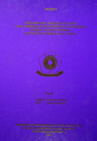 PRELIMINARY HAZARD ANALYSIS PADA PEKERJAAN PENYEMPROTAN PESTISIDA DI DESA TANJUNG PERING KECAMATAN INDRALAYA UTARA