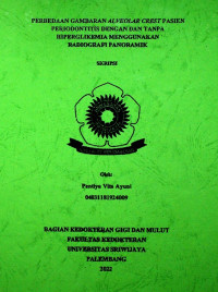 PERBEDAAN GAMBARAN ALVEOLAR CREST PASIEN PERIODONTITIS DENGAN DAN TANPA HIPERGLIKEMIA MENGGUNAKAN RADIOGRAFI PANORAMIK