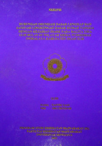 HUBUNGAN IMUNISASI DASAR LENGKAP DAN SANITASI LINGKUNGAN DASAR RUMAH TANGGA DENGAN KEJADIAN DIARE PADA BALITA USIA 12-59 BULAN DI WILAYAH KERJA PUSKESMAS INDRALAYA KABUPATEN OGAN ILIR