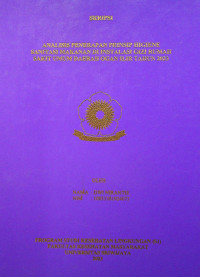 ANALISIS PENERAPAN PRINSIP HIGIENE SANITASI MAKANAN DI INSTALASI GIZI RUMAH SAKIT UMUM DAERAH OGAN ILIR TAHUN 2023.