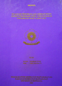 EVALUASI PENGELOLAAN LIMBAH MEDIS COVID-19 DI RUMAH SAKIT UMUM DAERAH PALEMBANG BARI TAHUN 2023.