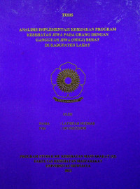 ANALISIS IMPLEMENTASI KEBIJAKAN PROGRAM KESEHATAN JIWA PADA ORANG DENGAN GANGGUAN JIWA (ODGJ) BERAT DI KABUPATEN LAHAT.