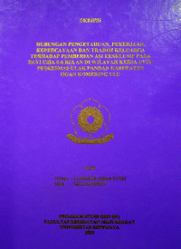 HUBUNGAN PENGETAHUAN, PEKERJAAN, KEPERCAYAAN DAN TRADISI KELUARGA TERHADAP PEMBERIAN ASI EKSKLUSIF PADA BAYI USIA 0-6 BULAN DI WILAYAH KERJA UPTD PUSKESMAS ULAK PANDAN KABUPATEN OGAN KOMERING ULU.