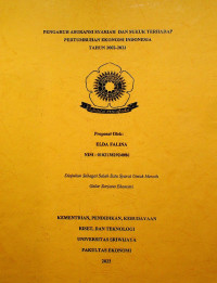 PENGARUH ASURANSI SYARIAH DAN SUKUK TERHADAP PERTUMBUHAN EKONOMI INDONESIA TAHUN 2002-2022.