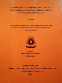 STRUKTUR VEGETASI DAN DIAMETER BATANG DI PT. SUMATERA PRIMA FIBREBOARD INDRALAYA UTARA, OGAN ILIR, SUMATERA SELATAN