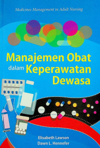 Manajemen Obat dalam Keperawatan Dewasa