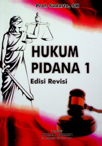 HUKUM PIDANA 1, Edisi Revisi
