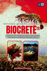 BERTAMBAK UDANG DENGAN TEKNOLOGI BIOCRETE