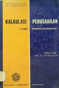 KALKULASI PERUSAHAAN (ILMU HITUNG KEUANGAN