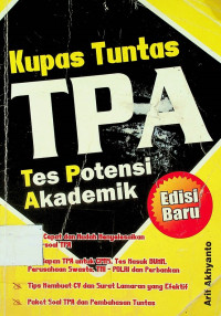 Kupas Tuntas TPA Tes Potensi Akademik