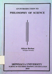 AN INTRODUCTION TO PHILOSOPHY OF SCIENCE