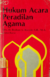 Hukum Acara Peradilan Agama (Edisi Baru)