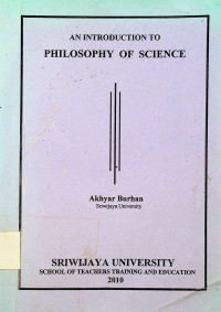 AN INTRODUCTION THE PHILOSOPHY OF SCIENCE